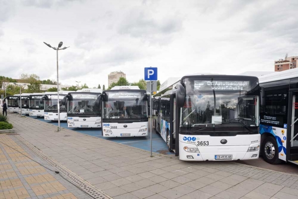 Changes in the schedules of public transport in Sofia from May 11