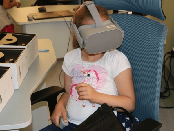 The Computer Academy of the Metropolitan Library with a workshop "Virtual Reality with 3D Glasses&ldquo;