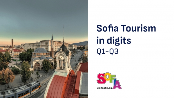 Tourism in digits in Sofia for the first 9 months of 2024