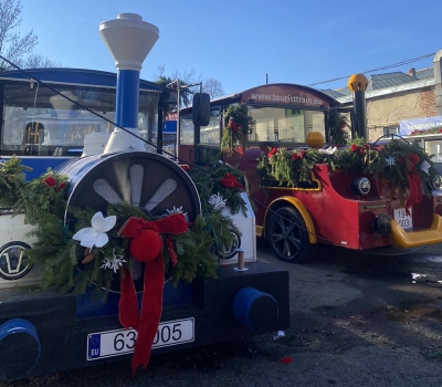 Festive journey with christmas trains in the heart of Sofia